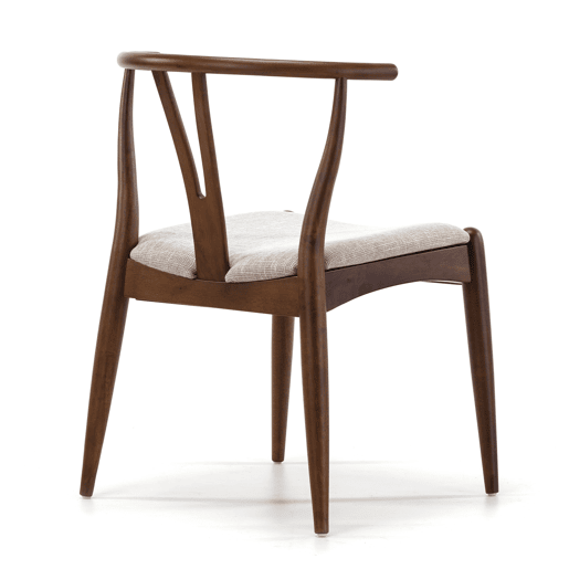 Conjunto de mesa 140x80 cm e 4 cadeiras de jantar Rustic Nogueira