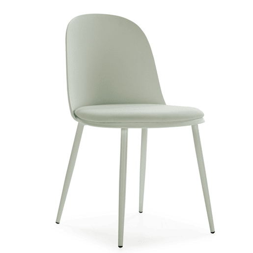 Conjunto de mesa 120x80 cm e 4 cadeiras de jantar Kana Verde
