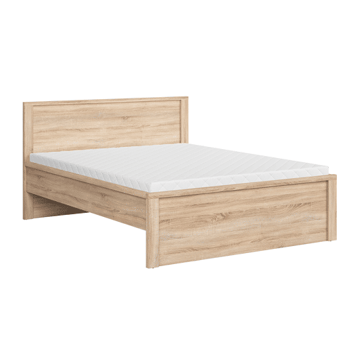 Cama 160x200 cabeceira alta Soren Madeira