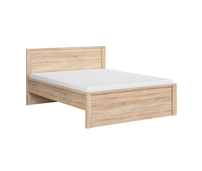 Cama 160x200 con cabecero alto soren madera