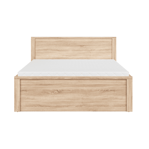 Cama 160x200 cabeceira alta Soren Madeira