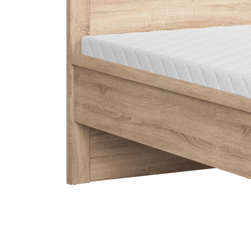Cama 160x200 cabeceira alta Soren Madeira