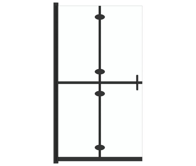 Vidaxl mampara de ducha plegable vidrio esg transparente 70x190 cm