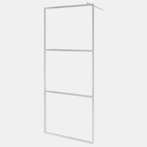 vidaXL Divisória de chuveiro 100x195 cm vidro fosco ESG