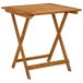 Comedor de jardín plegable 3 piezas madera maciza de acacia Comedor de jardín plegable 3 piezas madera maciza de acacia Marrón