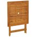 Comedor de jardín plegable 3 piezas madera maciza de acacia Comedor de jardín plegable 3 piezas madera maciza de acacia Marrón