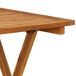 Comedor de jardín plegable 3 piezas madera maciza de acacia Comedor de jardín plegable 3 piezas madera maciza de acacia Marrón