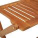 Comedor de jardín plegable 3 piezas madera maciza de acacia Comedor de jardín plegable 3 piezas madera maciza de acacia Marrón