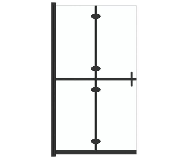 Vidaxl mampara de ducha plegable vidrio esg transparente 110x190 cm