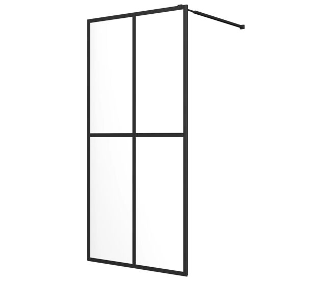 Vidaxl mampara de ducha vidrio templado transparente 100x195 cm