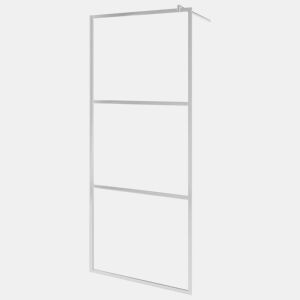 vidaXL Divisória de chuveiro 90x195 cm vidro semiopaco ESG