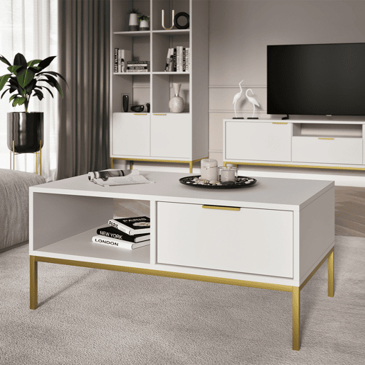 Mesa de centro 80 cm Seattle Branco