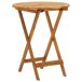 Comedor de jardín plegable 3 piezas madera maciza de acacia Comedor de jardín plegable 3 piezas madera maciza de acacia Marrón