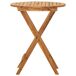 Comedor de jardín plegable 3 piezas madera maciza de acacia Comedor de jardín plegable 3 piezas madera maciza de acacia Marrón