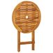 Comedor de jardín plegable 3 piezas madera maciza de acacia Comedor de jardín plegable 3 piezas madera maciza de acacia Marrón