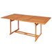 Comedor de jardín 7 piezas con cojines madera maciza de teca Comedor de jardín 7 piezas con cojines madera maciza de teca Blanco