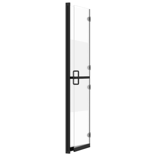 vidaXL Divisória chuveiro dobrável 110x190 cm meio vidro fosco ESG vidaXL Divisória chuveiro dobrável 110x190 cm meio vidro fosco ESG