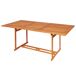 Comedor de jardín 9 piezas con cojines madera maciza de teca Comedor de jardín 9 piezas con cojines madera maciza de teca Blanco