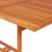 Comedor de jardín 9 piezas con cojines madera maciza de teca Comedor de jardín 9 piezas con cojines madera maciza de teca Blanco
