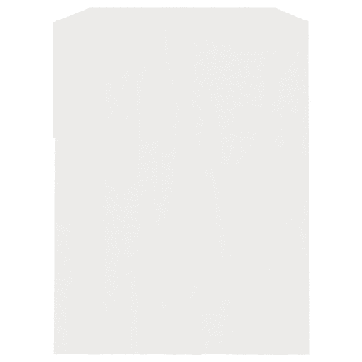 vidaXL Mesa de cabeceira 40x31x40 cm pinho maciço branco
