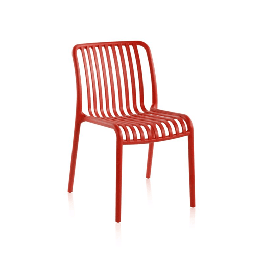 Pack 4 sillas Jaime Color carmesí 58 x 80 x 46 cm