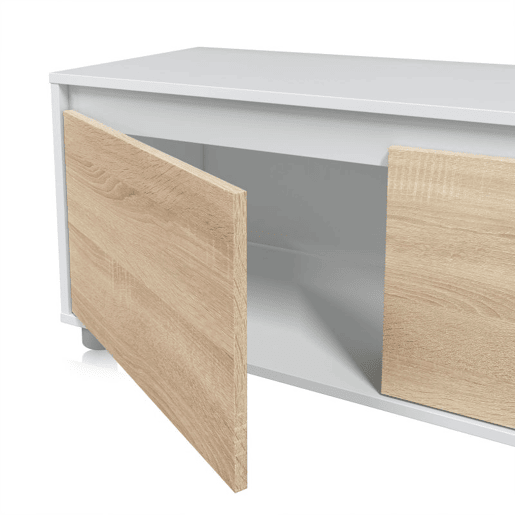 Salão Arlet Artik White (Branco mate) - Carvalho canadiano 200 x 43 x 41 cm