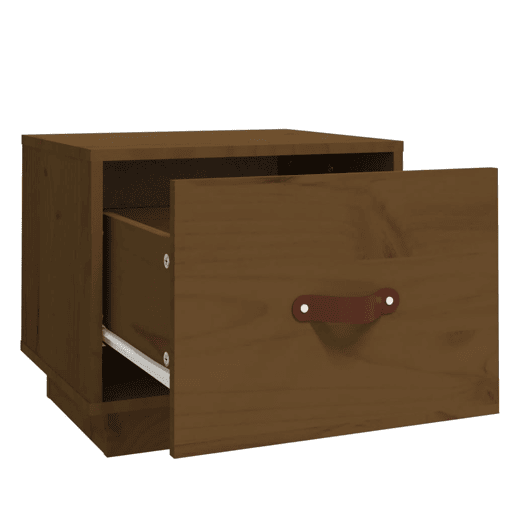 vidaXL Mesas de cabeceira 2 pcs 40x34x35 cm pinho maciço castanho mel vidaXL Mesas de cabeceira 2 pcs 40x34x35 cm pinho maciço castanho mel