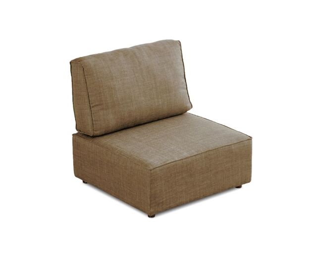 Sofá modular 1 plaza cubiq beige 90 x 93 x 93 cm