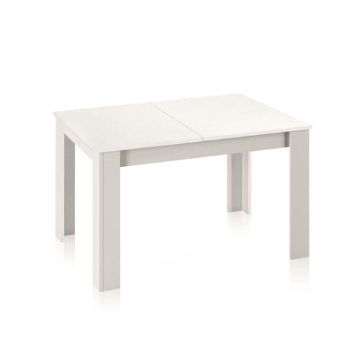 Mesa de jantar extensível 140-190x90 cm Sira Branco brilhante 190 x 78 x 90 cm