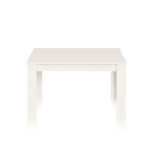 Mesa de jantar extensível 140-190x90 cm Sira Branco brilhante 190 x 78 x 90 cm