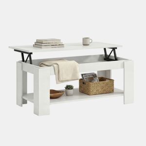Mesa de centro com arrumação 102x43-54 cm Lya Artik White (Branco mate) 50 x 54 x 50 cm