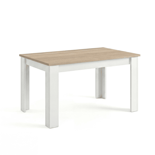 Mesa de jantar extensível 140-190x90 cm Sira Artik White (Branco mate) - Carvalho canadiano 190 x 78 x 90 cm