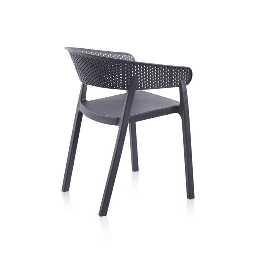 Pack 4 sillas de comedor Diza Antracite 54 x 73,5 x 50,5 cm