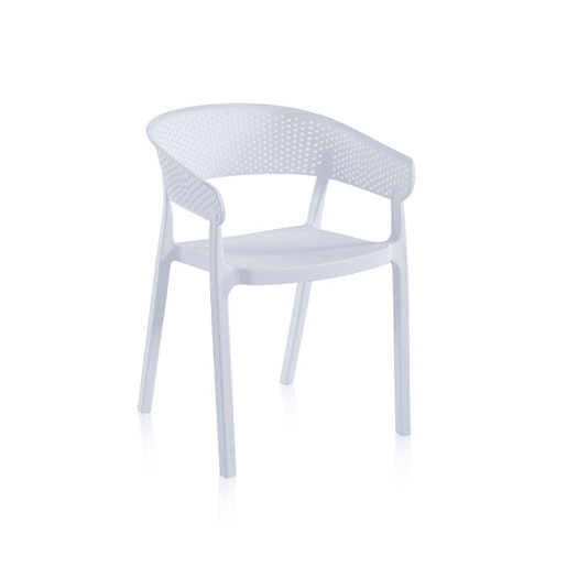 Pack 4 sillas de comedor Diza Branco 54 x 73,5 x 50,5 cm