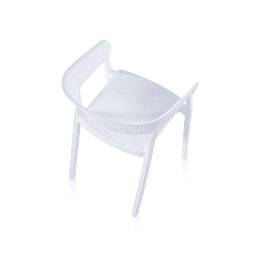 Pack 4 sillas de comedor Diza Branco 54 x 73,5 x 50,5 cm