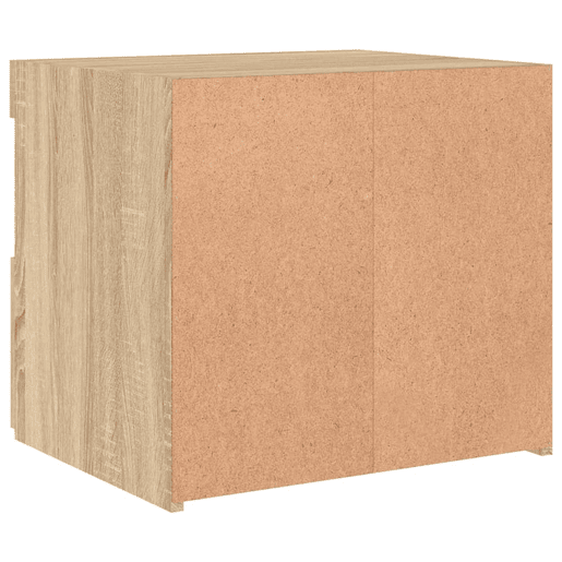 vidaXL Mesas cabeceira c luzes LED 2 pcs 50x40x45 cm carvalho sonoma vidaXL Mesas cabeceira c luzes LED 2 pcs 50x40x45 cm carvalho sonoma