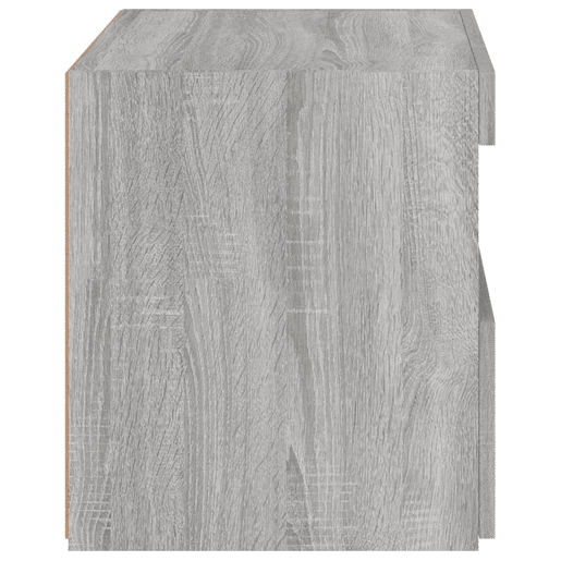 vidaXL Mesas cabeceira c luzes LED 2 pcs 50x40x45 cm cinza sonoma