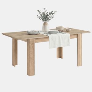 Mesa de jantar extensível 140-190x90 cm Sira Carvalho canadiano 190 x 78 x 90 cm