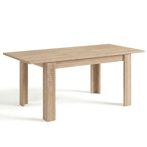Mesa de jantar extensível 140-190x90 cm Sira Carvalho canadiano 190 x 78 x 90 cm