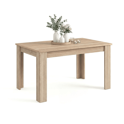 Mesa de jantar extensível 140-190x90 cm Sira Carvalho canadiano 190 x 78 x 90 cm