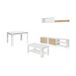 Pack salón con mesa de centro y mesa de comedor Alix Max Pack salón con mesa de centro y mesa de comedor Alix Max Madera