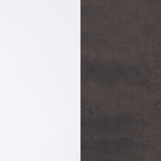 Mesa de centro com arrumação 102x43-54 cm Lya Artik Branco (Branco mate) - Ferrugem 50 x 54 x 50 cm