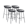 Taburete alto Ari Preto 47 x 88 x 44 cm