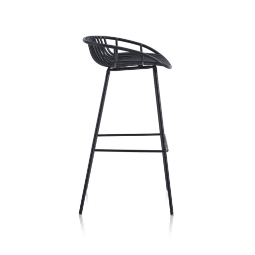 Taburete alto Ari Preto 47 x 88 x 44 cm