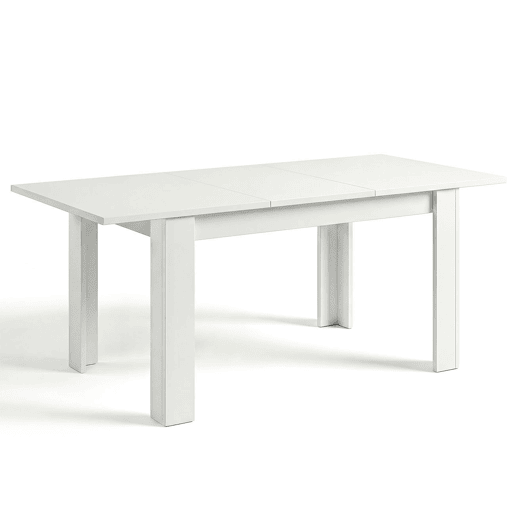 Mesa de jantar extensível 140-190x90 cm Sira Artik White (Branco mate) 190 x 78 x 90 cm