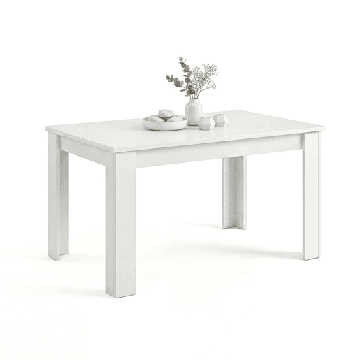 Mesa de jantar extensível 140-190x90 cm Sira Artik White (Branco mate) 190 x 78 x 90 cm