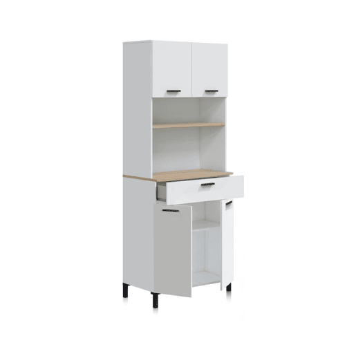 Armário Nitza Blanco Artik (Blanco Mate) - Natur 72 x 185 x 40 cm