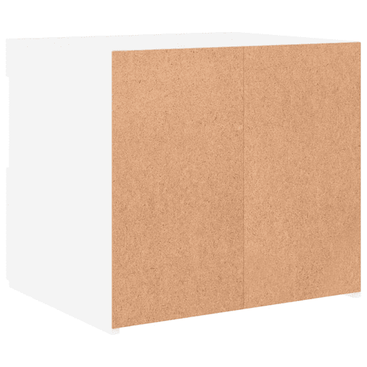 vidaXL Mesa de cabeceira com luzes LED 50x40x45 cm branco vidaXL Mesa de cabeceira com luzes LED 50x40x45 cm branco