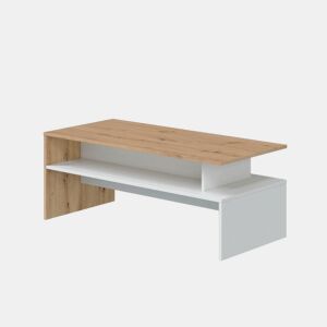 Mesa centro Lyra Artik Branco (Branco mate) - Carvalho Nodi 108 x 43 x 50 cm