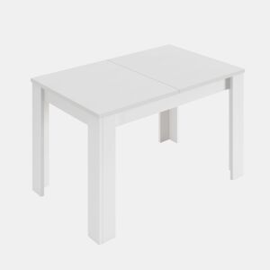 Mesa de jantar extensível Kendra 123 Artik White (Branco mate) 123u2013173 x 78 x 75cm cm